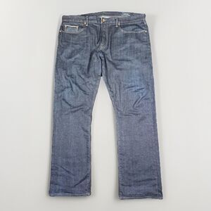 Bonobos Stretch Japanese Selvedge Jeans USA Made Denim Dark Wash Men’s 40x32